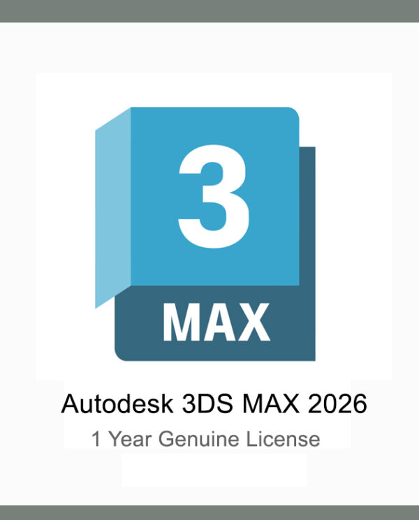 Autodesk 3DS Max 2026 for 1 Year Mac & Windows